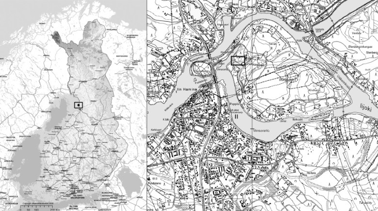 Kuva 1: Kuusela et al.: Suutarinniemi: The Late Iron Age/Early Medival Cemetery Of Ii (Northern Ostrobothnia, Finland). Fennoscandia archaeologica XXX 2013: 126– 132.