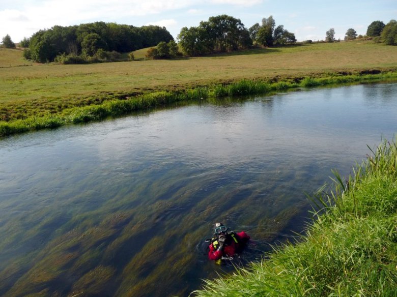 Osa tutkimuksista on tehty veden alla sukeltamalla. Kuva: Der Spiegel.