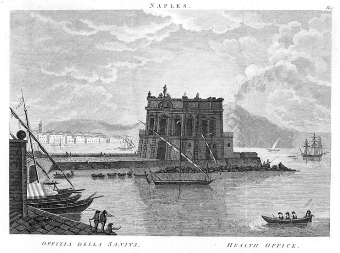 Lazaretto Napolissa. Kuva: Wellcome Collection.