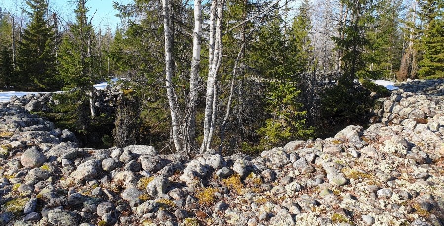 Rakanmäeltä löytynyttä lapioharkkoa vastaavia esineitä on löytynyt runsaasti Keski-Ruotsin alueelta. Esine on puolivalmiste, joka oli tuotu paikalle esineeksi työstettäväksi. Harkko on sijoitettuna Tornionlaakson perusnäyttelyyn.