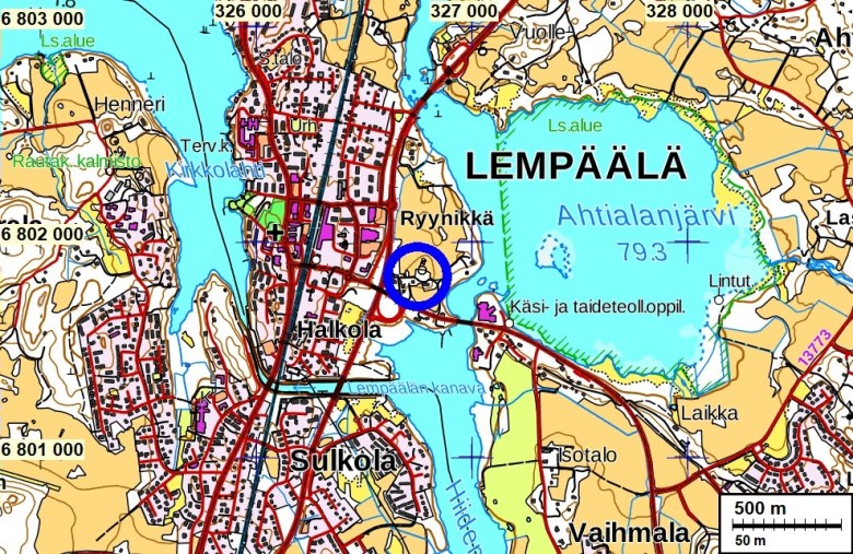 Lempäälä Mottinen tutkimusalue Mikroliitti