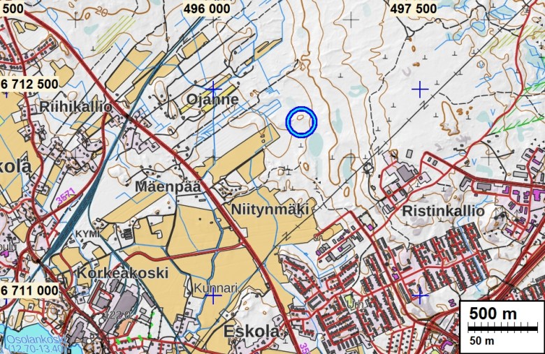 Kotka hiilihauta Mikroliitti