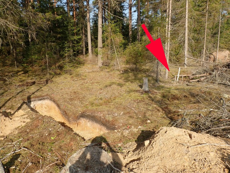 Kotka hiilihauta painanne Mikroliitti