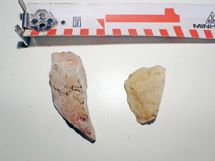 Kotka hiilihauta kvartsi-iskoksia Mikroliitti