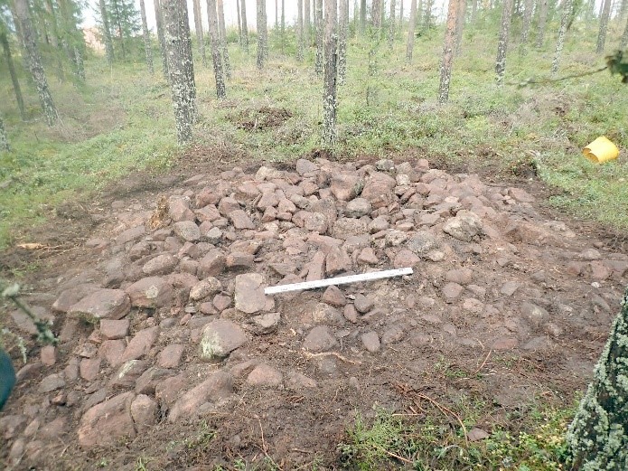 Ulvila röykkiö kaivaus Mikroliitti