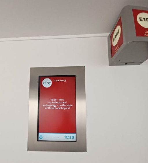 CAA 2023 järjestettiin vuonna 2023 Amsterdamissa. Muiden aiheiden lisäksi käsiteltiin myös robotiikkaa. 